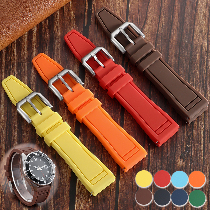 Silicone Watch Band 22Mm - Silicone Watch Strap for IWC Pilot