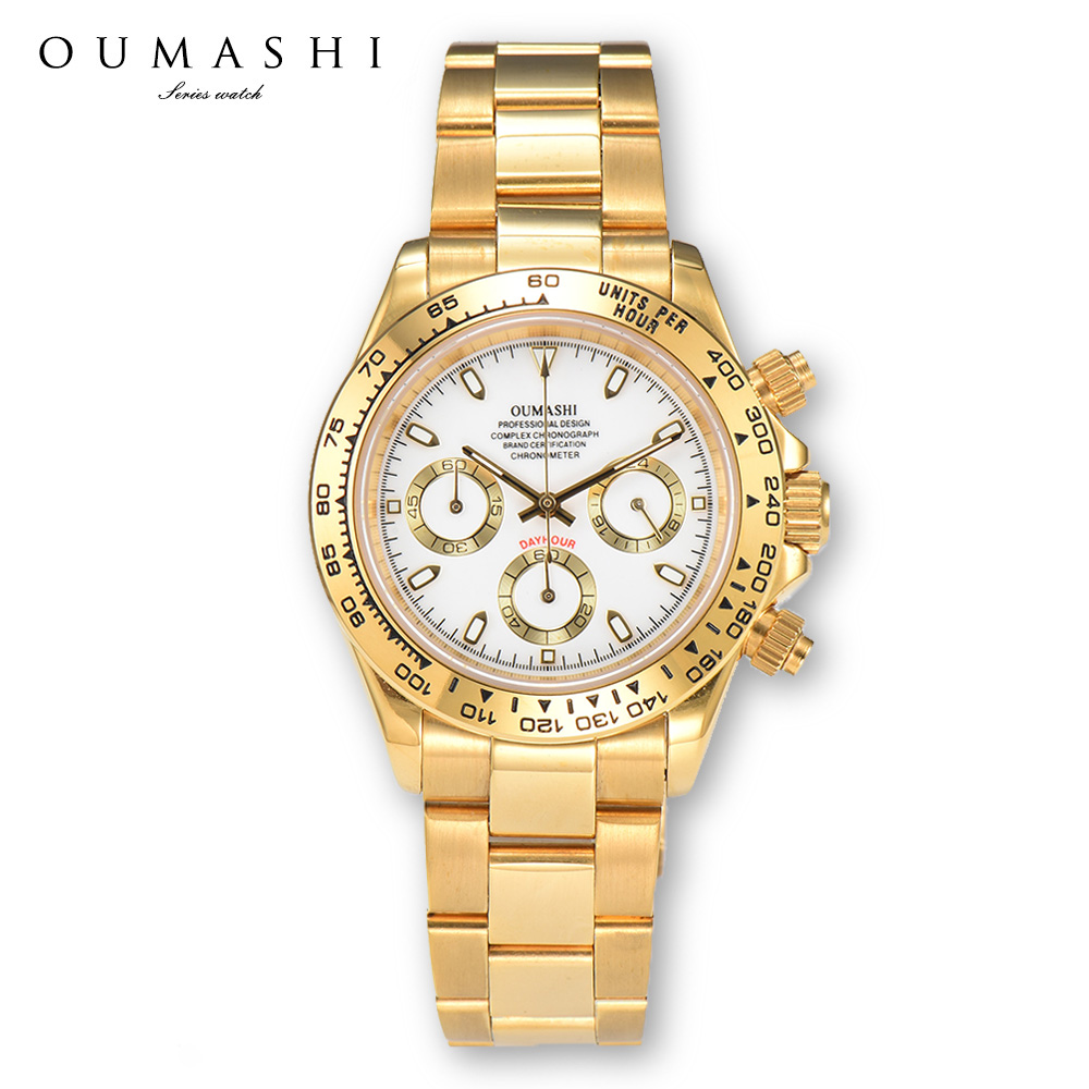 39mm VK63 watch Gold Stainless - Stainless Bracelet Diver avaliação e preço