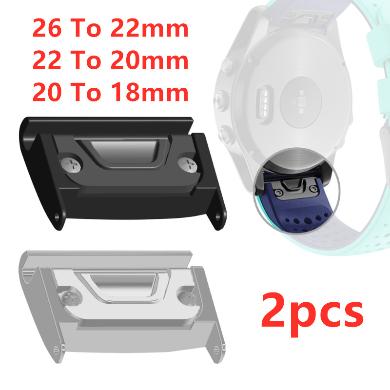 2pcs Watch Band Adapters 26mm  - Silicone Watch Band 22Mm avaliação e preço
