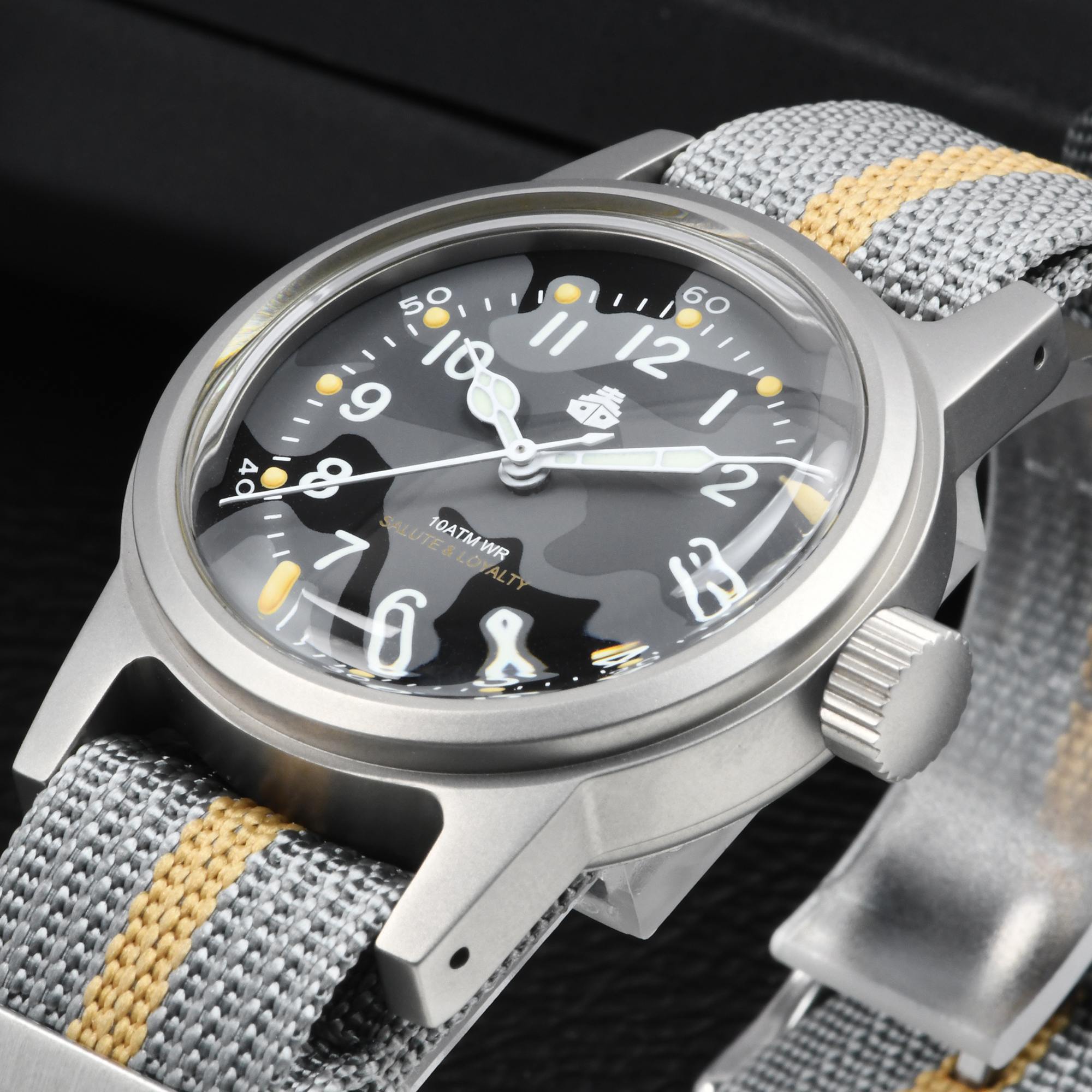 TEKAPO Replica World War II Re - Canvas Strap Watch avaliação e preço