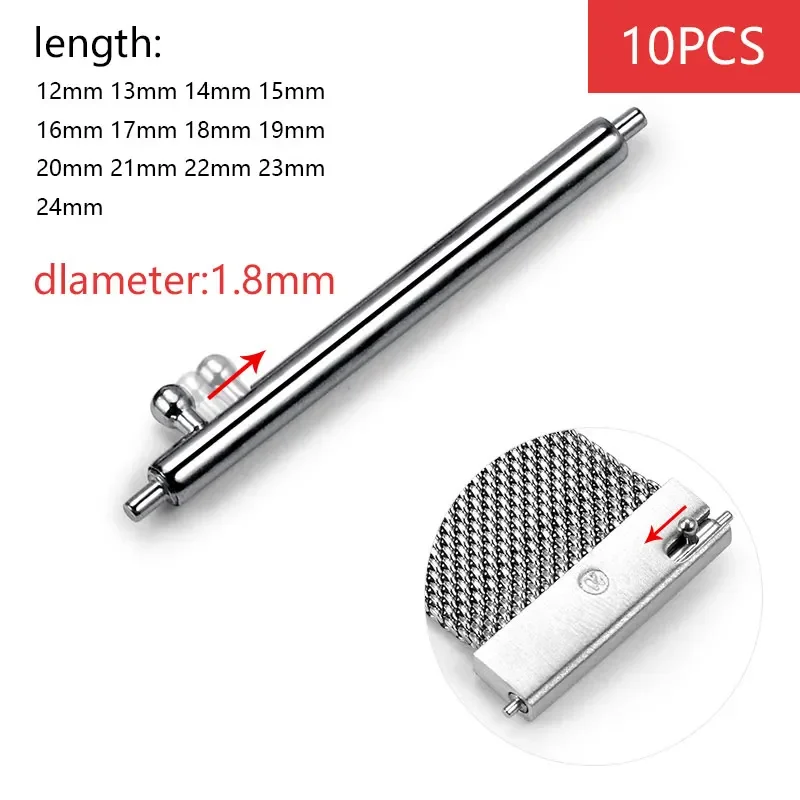 22MM 20MM 10PCS 1.8mm Diameter - Spring Bar Tool Set avaliação e preço
