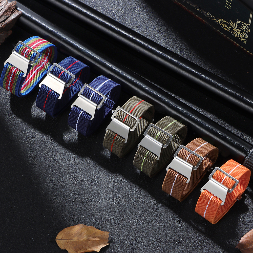 Elastic Watch Strap 18mm 20mm  - Parachute Strap Elastic avaliação e preço
