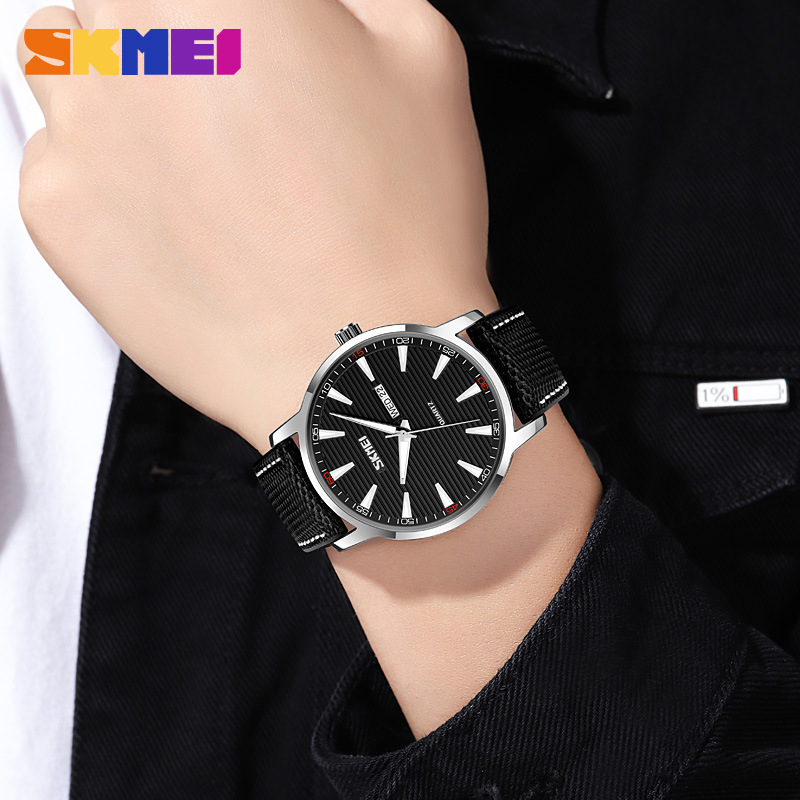 SKEMI Multifunctional Waterpro - Canvas Strap Watch avaliação e preço