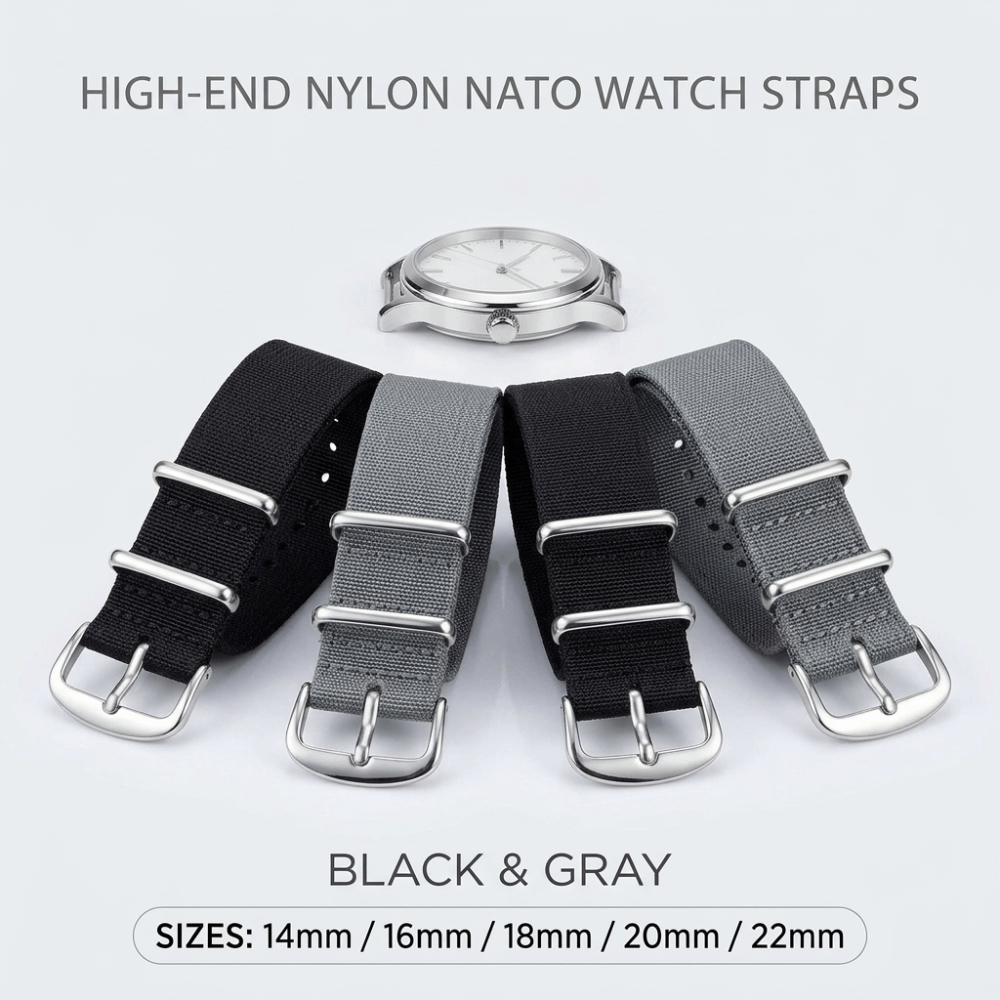 14/16/18/20/22mm NATO Watch Ba - Nato Strap Nylon avaliação e preço