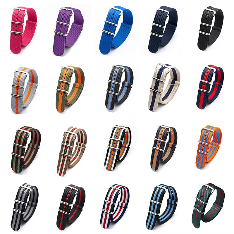 18/20/22/24mm Cambos Stripes S - Nato Strap Nylon avaliação e preço