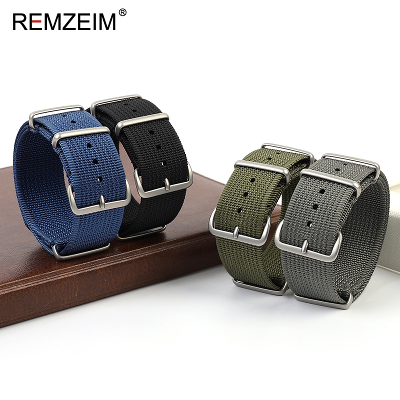 New Ribbed Nylon Watch Strap 1 - Nato Strap Nylon avaliação e preço