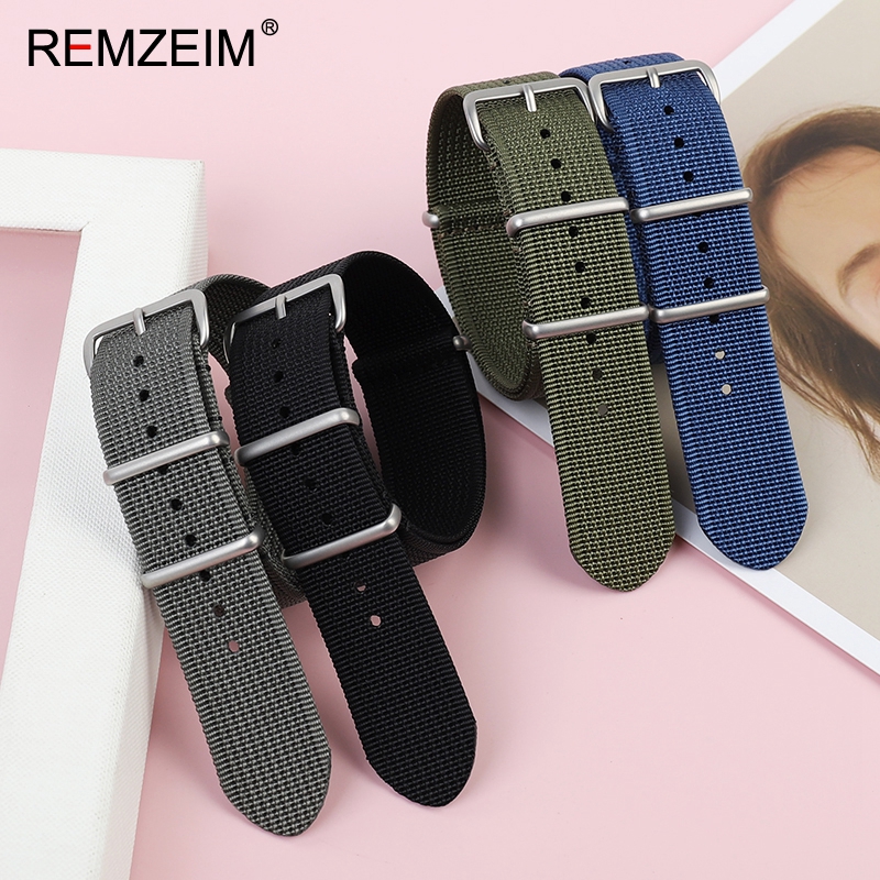 New Ribbed Nylon Watch Strap 1 - Nato Strap Nylon avaliação e preço