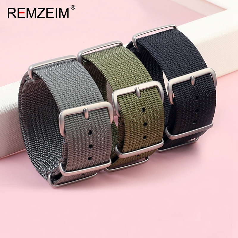 New Ribbed Nylon Watch Strap 1 - Nato Strap Nylon avaliação e preço