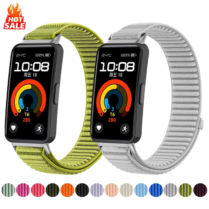 Nylon Loop Strap For Huawei Ba - Sport Loop Velcro avaliação e preço