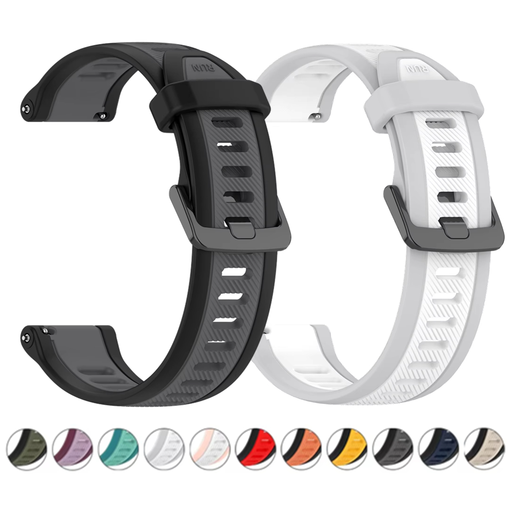 22mm 20mm 18mm Texture Silicon - Silicone Watch Band 22Mm avaliação e preço