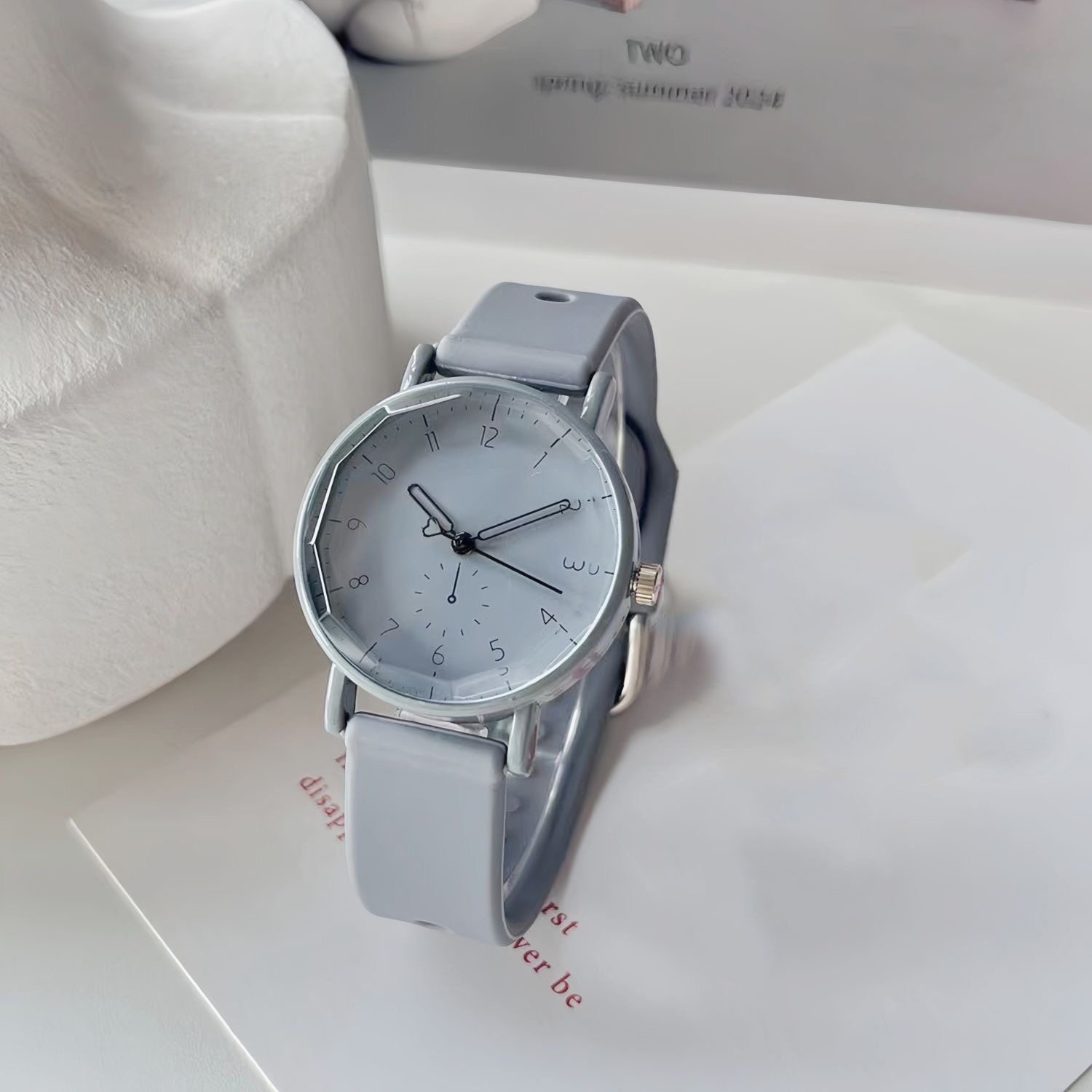 Fashion Arabic Dial Women Quar - Silicone Band Women avaliação e preço