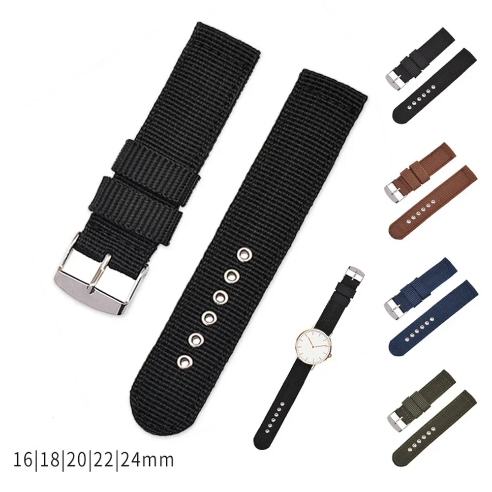 Soft and Comfortable Nylon Str - Canvas Strap Watch avaliação e preço