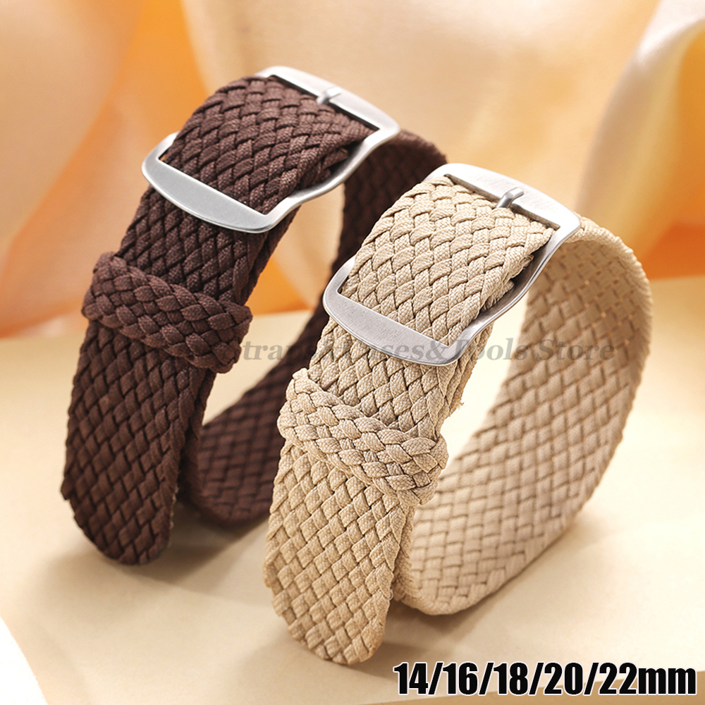 14mm 16mm 18mm 20mm 22mm Nylon - Perlon Strap Woven avaliação e preço