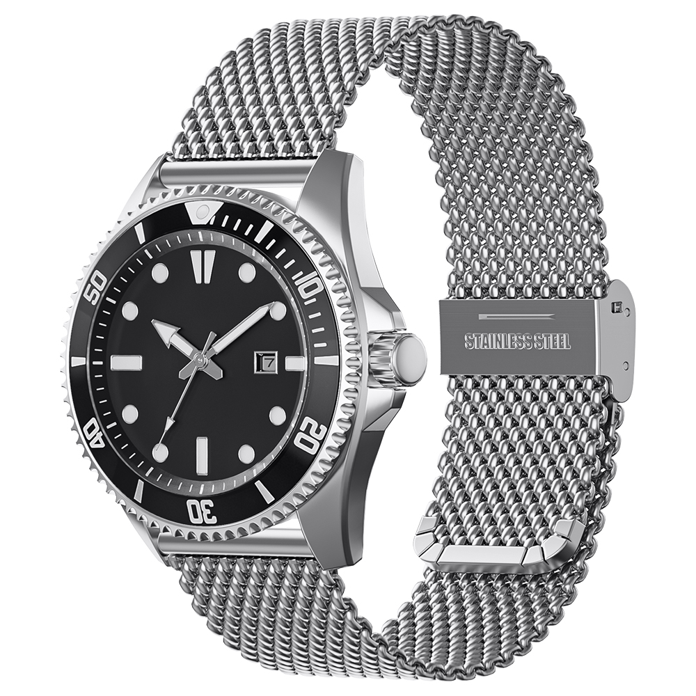 18mm 20mm 22mm 24mm Bands Univ - Mesh Strap Metal avaliação e preço