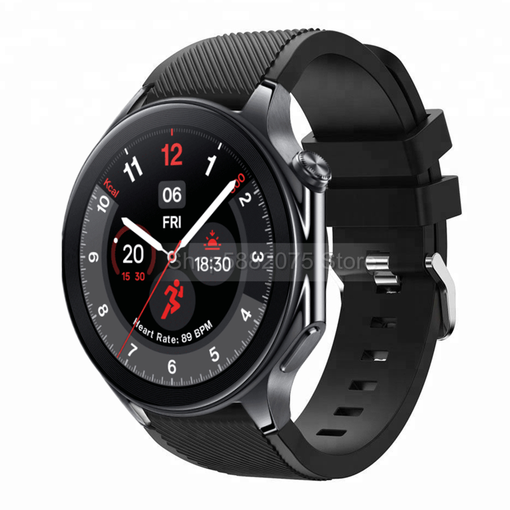 22mm Silicone Strap For OPPO W - Silicone Watch Band 22Mm avaliação e preço