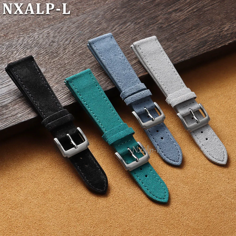 Durable Suede Cowhide Watch St - Suede Strap Watch avaliação e preço