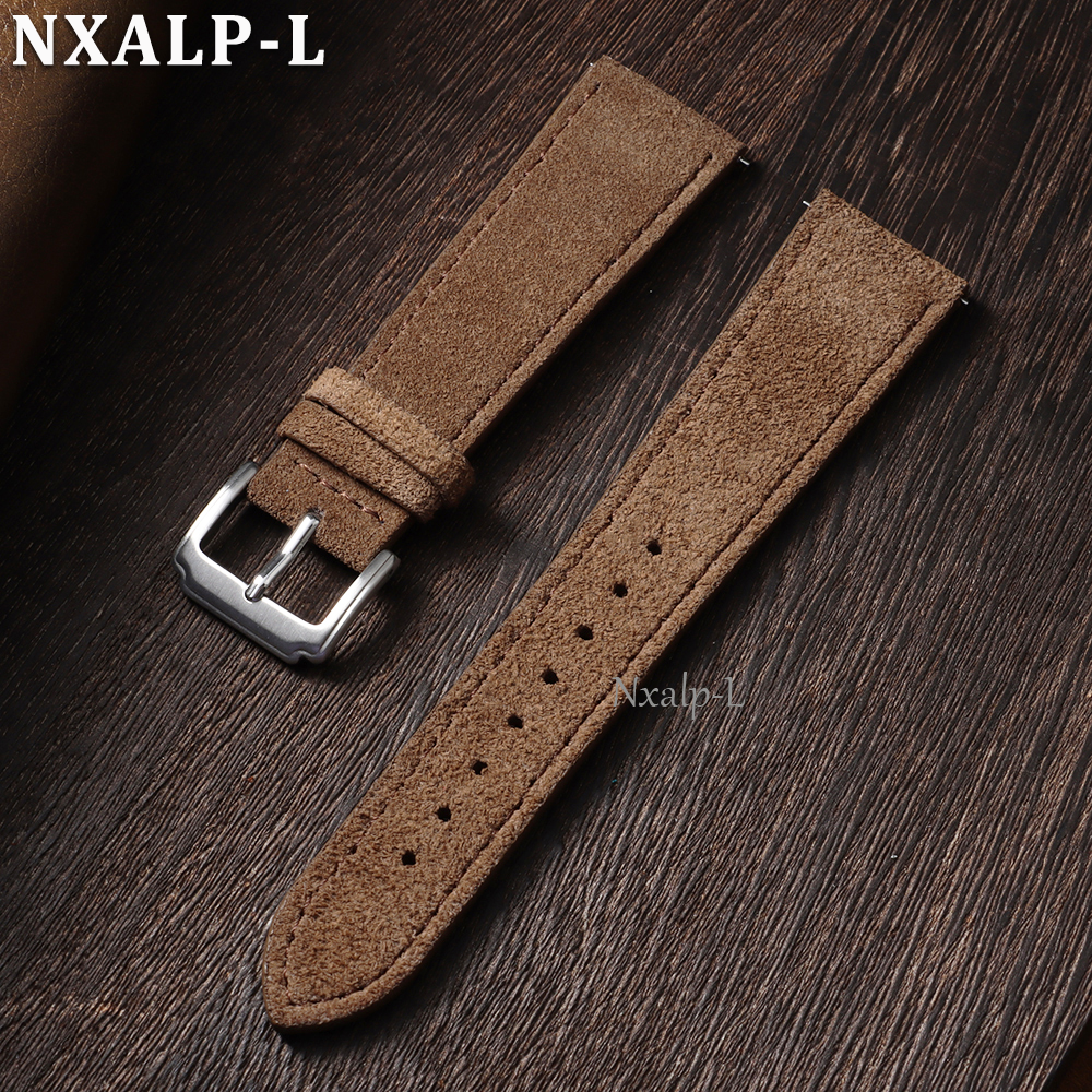 Durable Suede Cowhide Watch St - Suede Strap Watch avaliação e preço
