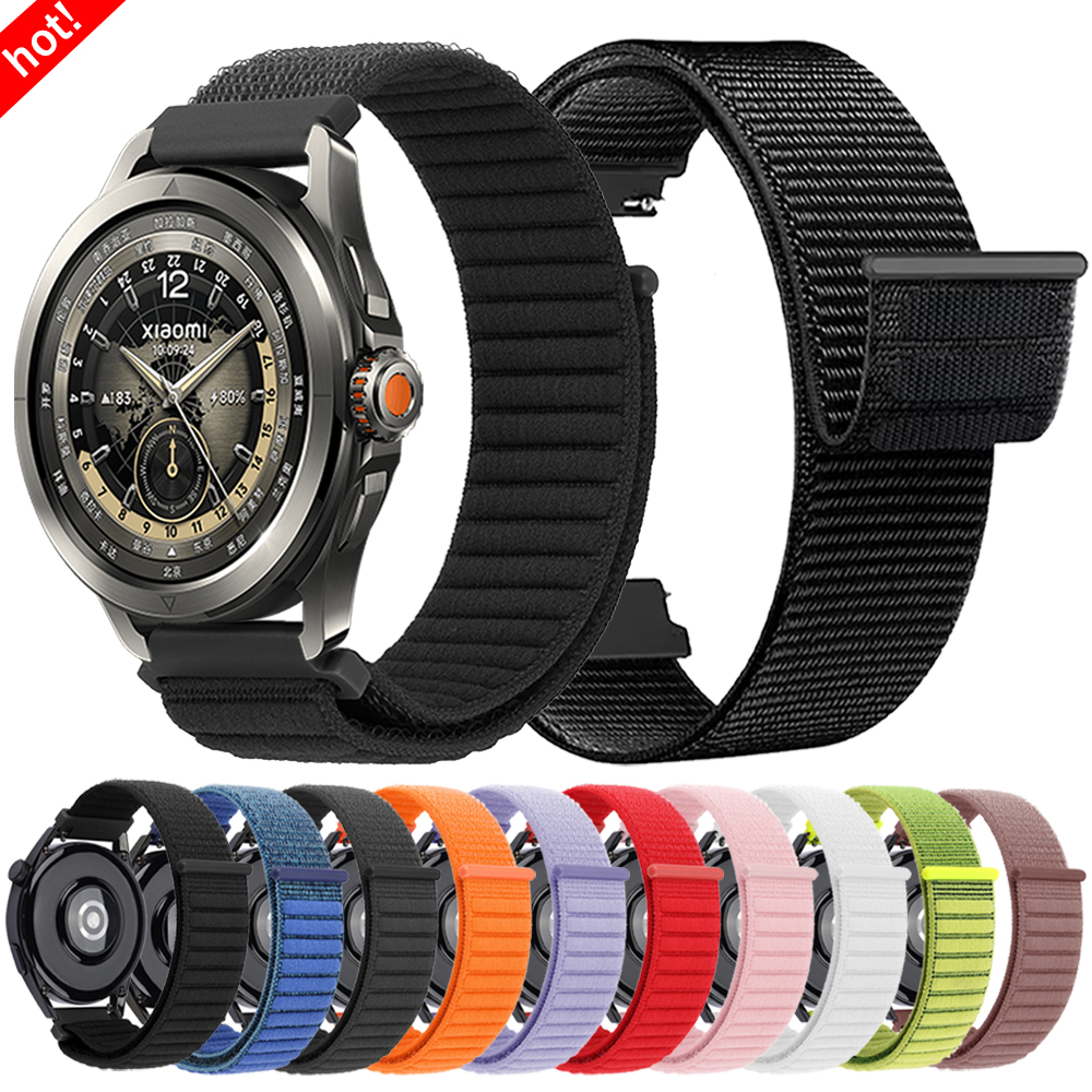 22mm Nylon Band For Xiaomi Wat - Sport Loop Velcro avaliação e preço