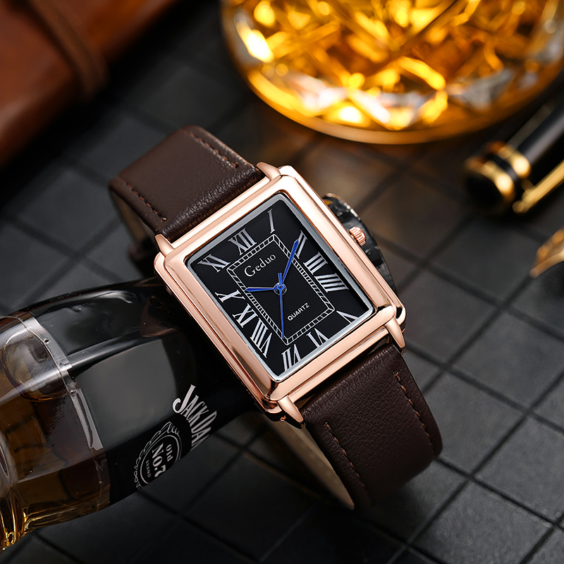 New Fashion Luxury Designer Re - Leather Watch Band Men avaliação e preço