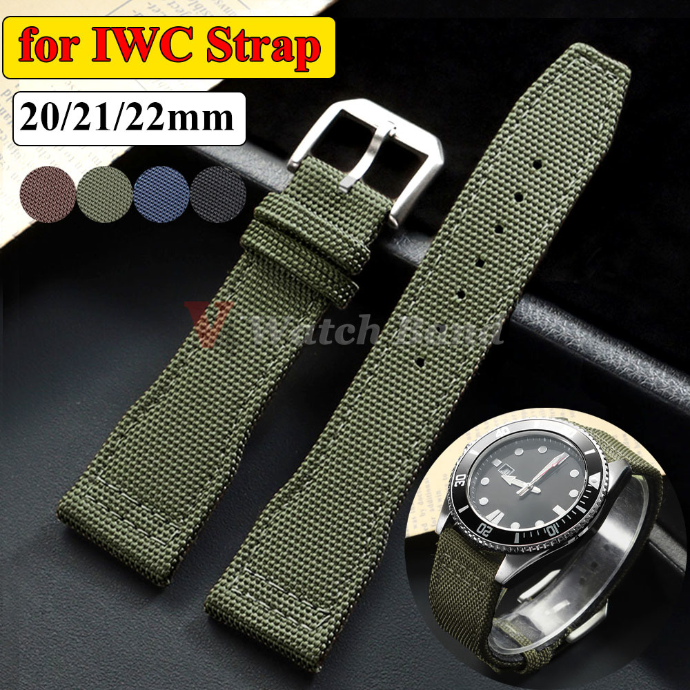 20mm 21mm 22mm Nylon Canvas Wa - Canvas Strap Watch avaliação e preço