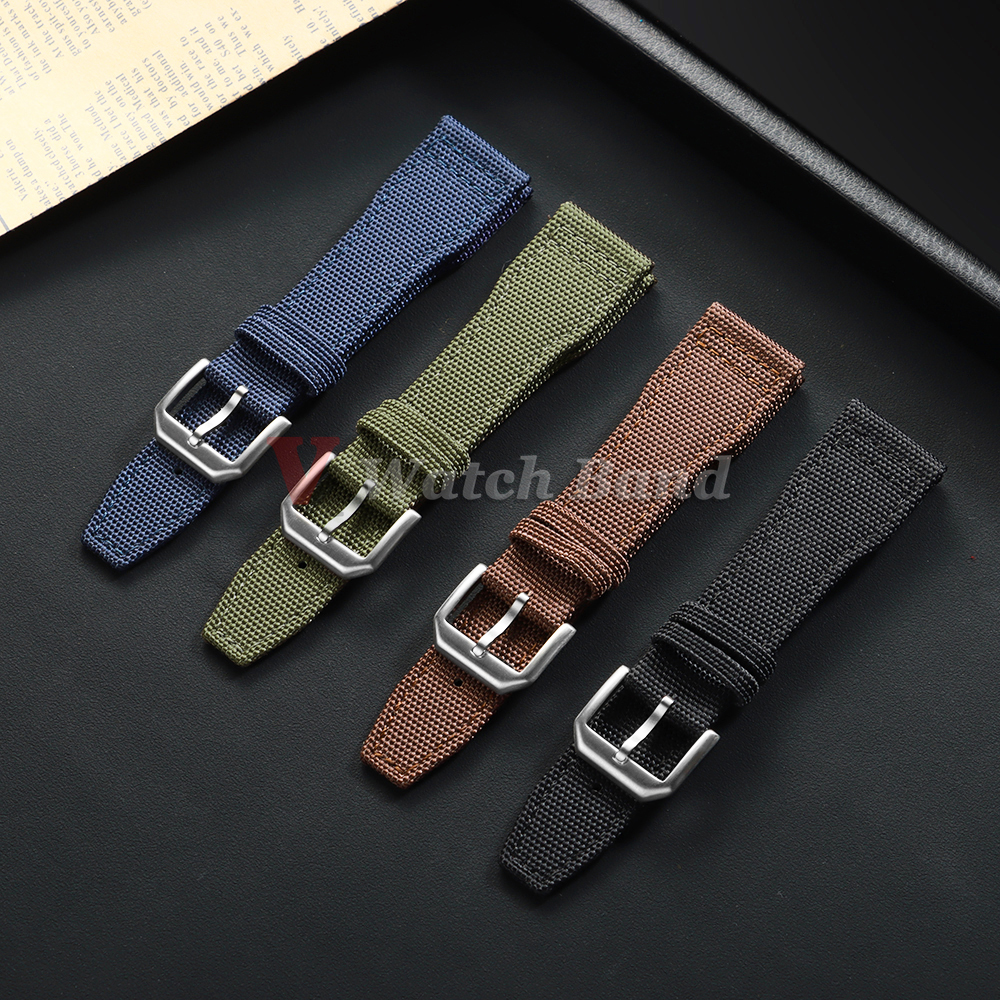 20mm 21mm 22mm Nylon Canvas Wa - Canvas Strap Watch avaliação e preço