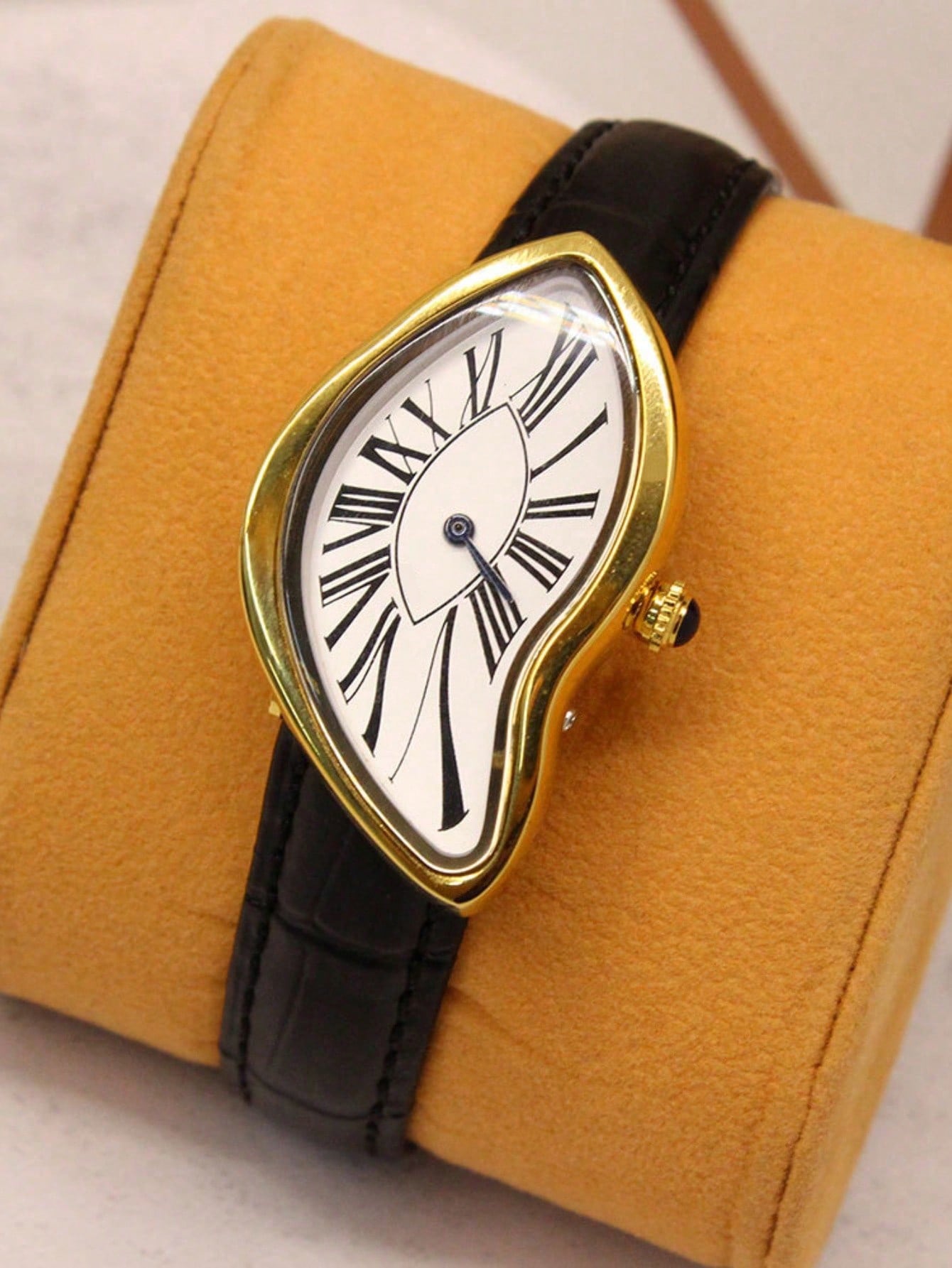 Creative Melt Luxury Watch for - Leather Watch Band Men avaliação e preço
