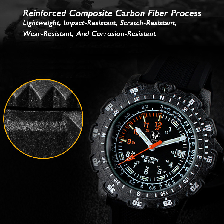 Hnlgnox Mens Pilot Watches Spo - Rubber Strap Diver avaliação e preço