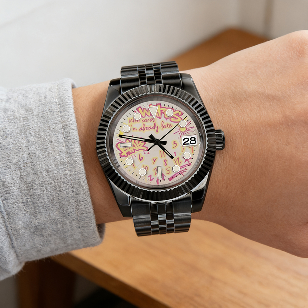 Graffiti watch Luxury Watch ch - Stainless Bracelet Diver avaliação e preço