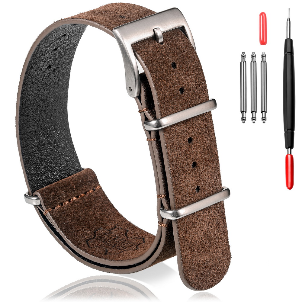HEMSUT Genuine Leather Watch B - Tropic Strap Vintage avaliação e preço