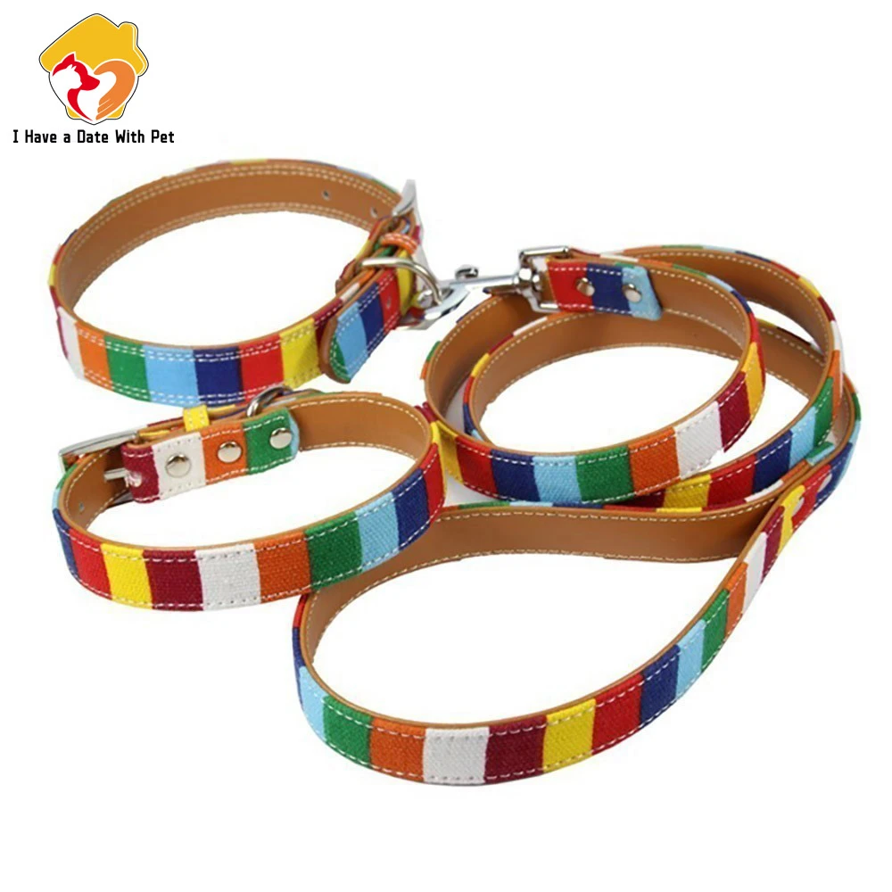 (1 collar+1 leash)  S M L XL X - Leather Strap Quick Release avaliação e preço