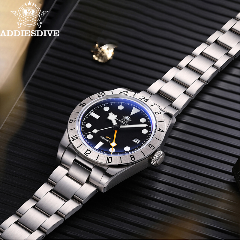 ADDIESDIVE New Luxury Men's Wa - Stainless Bracelet Diver avaliação e preço