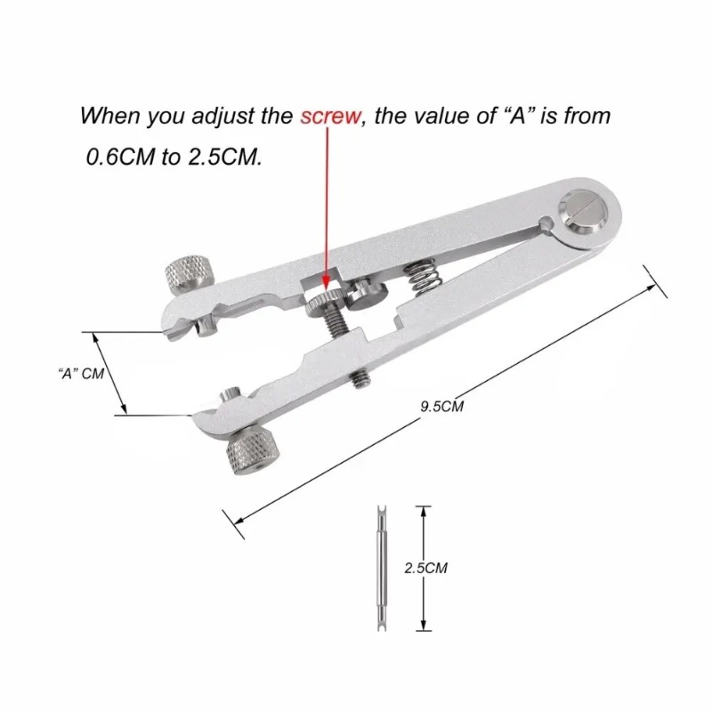 Aluminum Alloy Watch Band Remo - Spring Bar Tool Set avaliação e preço
