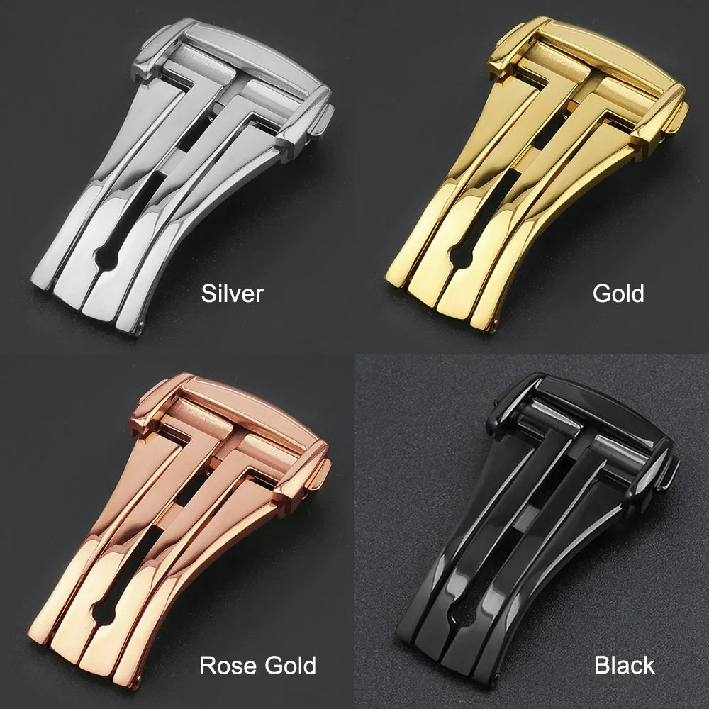 Stainless Steel Deployment Cla - Butterfly Clasp Deployant avaliação e preço