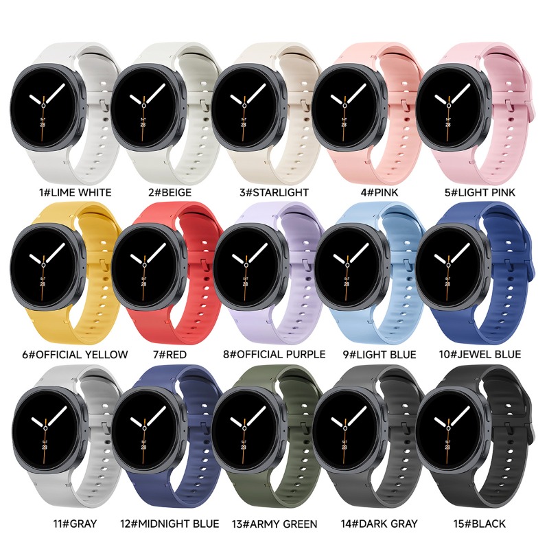 20/22mm Silicone Band For Sams - Silicone Watch Band 22Mm avaliação e preço