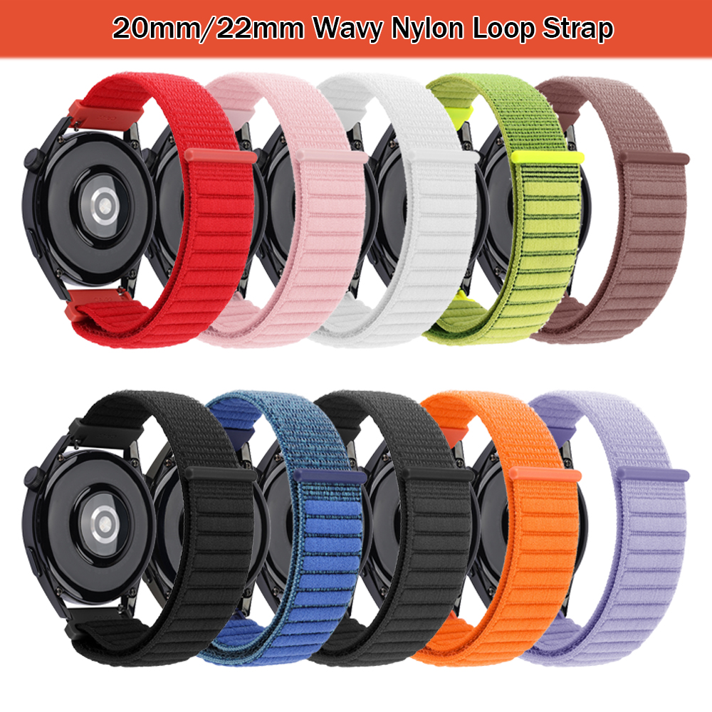 20mm 22mm Nylon Sport Strap Fo - Sport Loop Velcro avaliação e preço