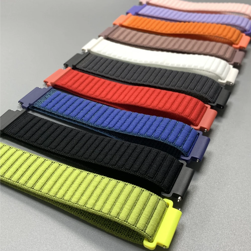 20mm 22mm Nylon Sport Strap Fo - Sport Loop Velcro avaliação e preço