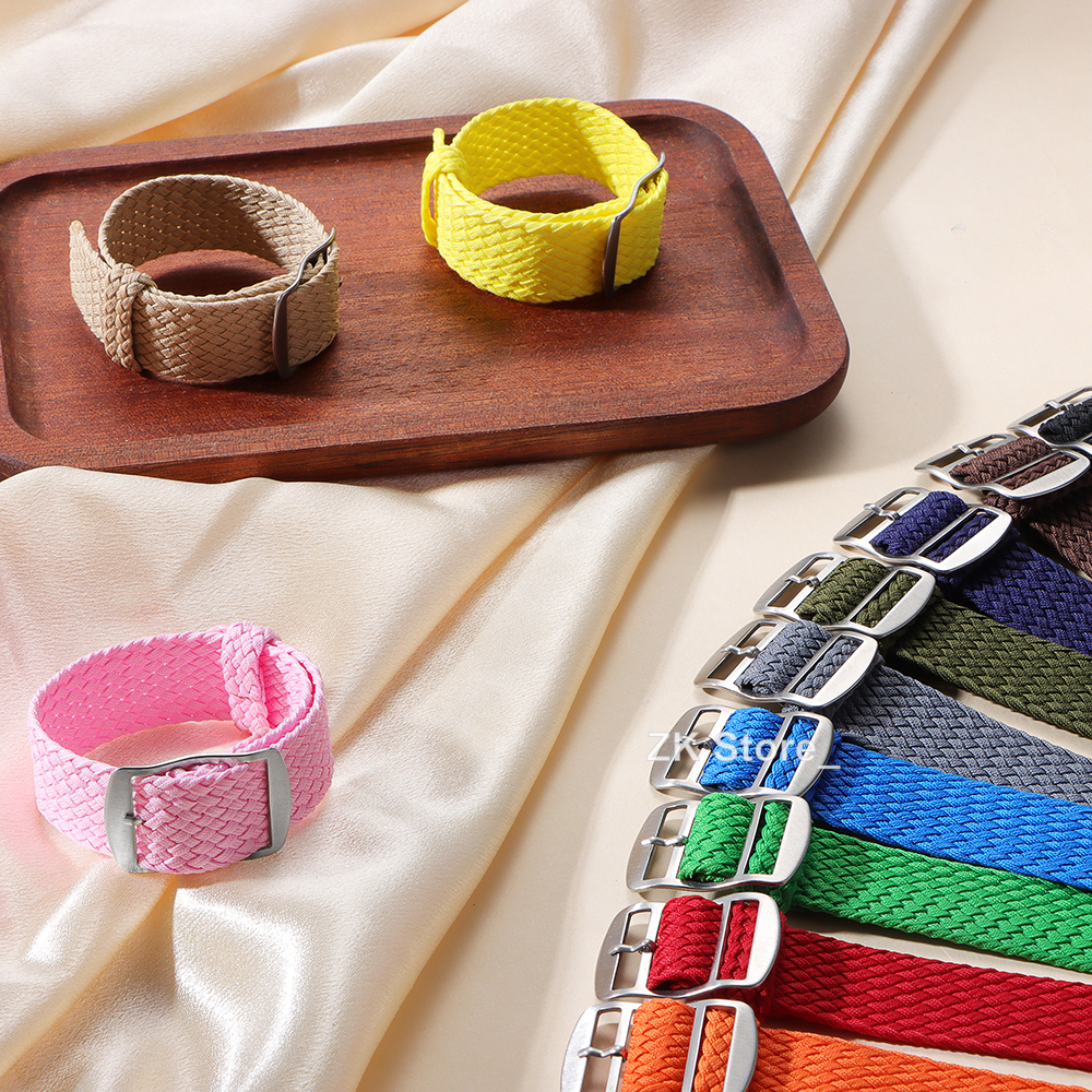Fabric Woven Nylon Watch Band  - Perlon Strap Woven avaliação e preço