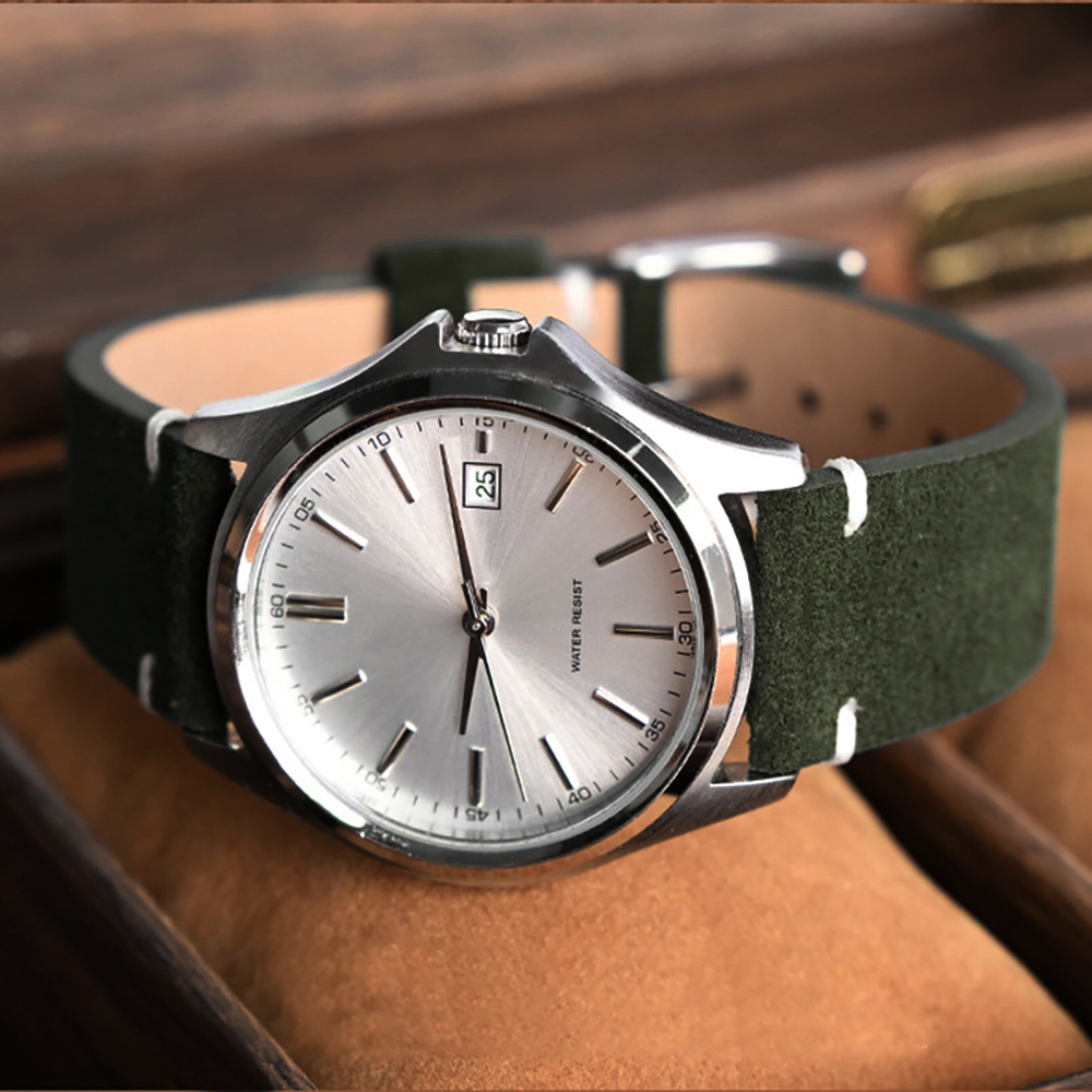 14mm 16mm 18mm Wristband Quick - Suede Strap Watch avaliação e preço