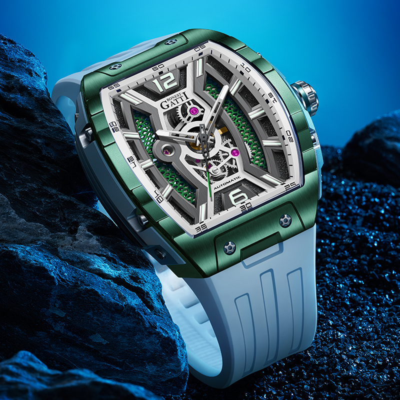 BONEST GATTI Germany Automatic - Rubber Strap Diver avaliação e preço