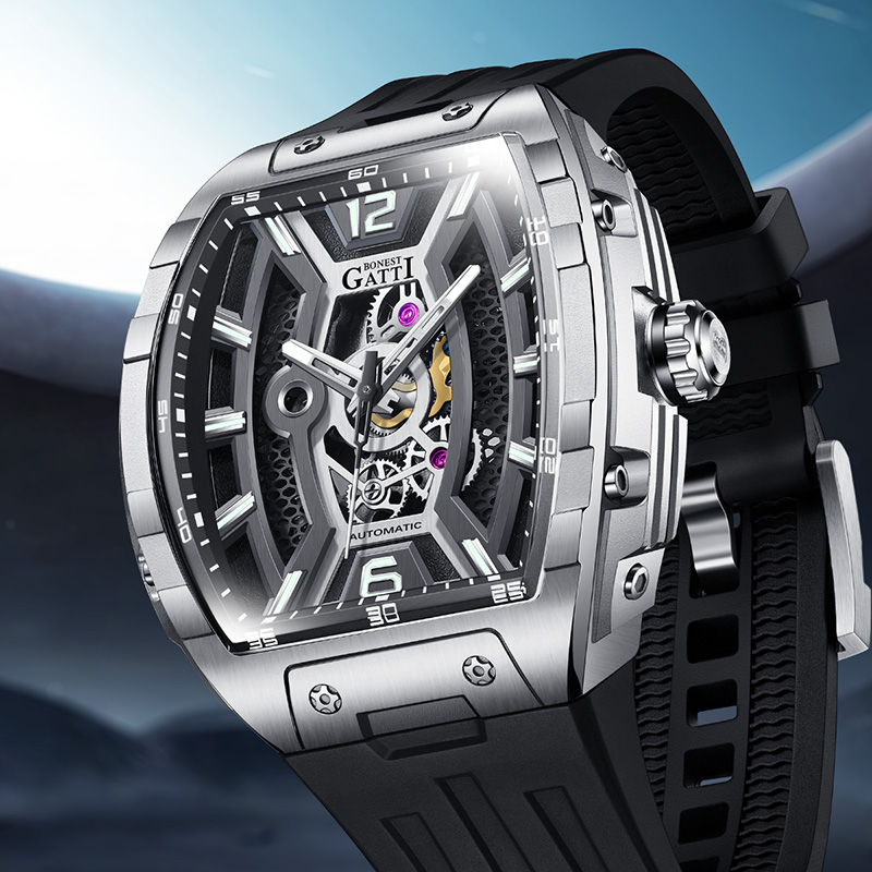BONEST GATTI Germany Automatic - Rubber Strap Diver avaliação e preço