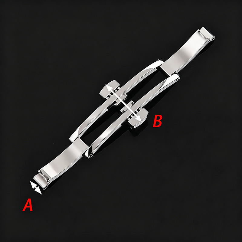 Watch Band Buckle Stainless St - Butterfly Clasp Deployant avaliação e preço
