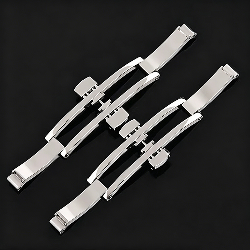 Watch Band Buckle Stainless St - Butterfly Clasp Deployant avaliação e preço