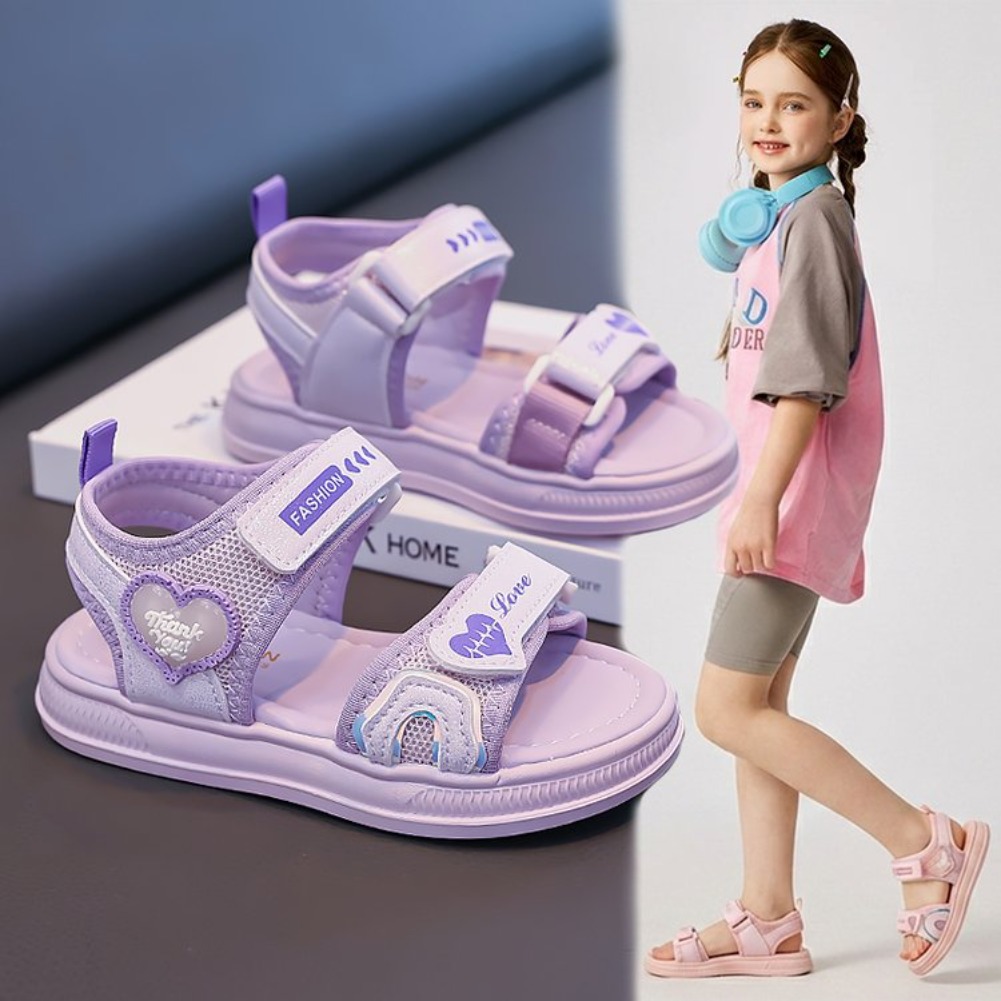 Girls' Heart-Shaped Princess S - Sport Loop Velcro avaliação e preço