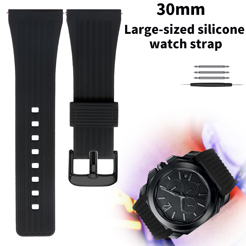 20mm 22mm 24mm 26mm 28mm 30mm  - Rubber Strap Diver avaliação e preço