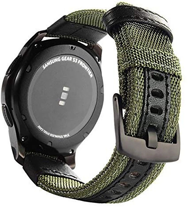 24MM Nylon Watch Band For TicW - Canvas Strap Watch avaliação e preço