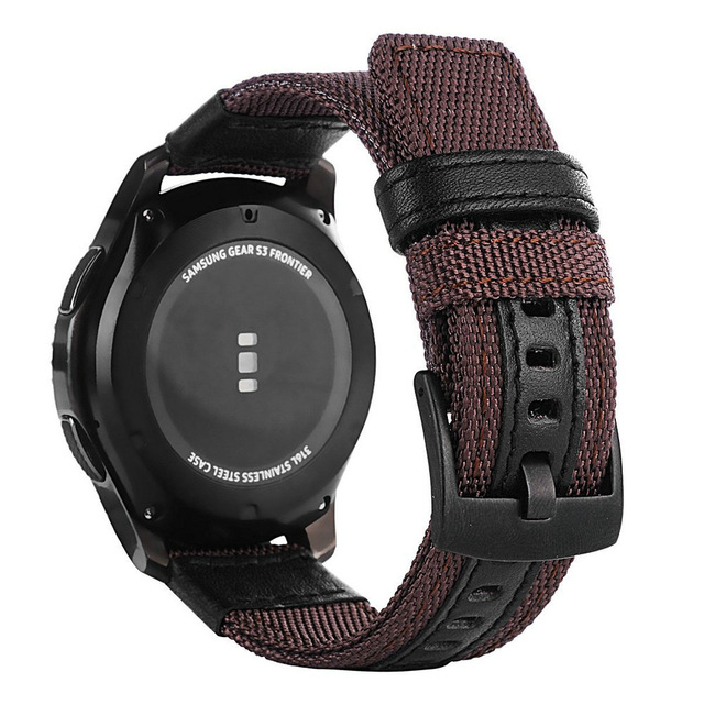 24MM Nylon Watch Band For TicW - Canvas Strap Watch avaliação e preço