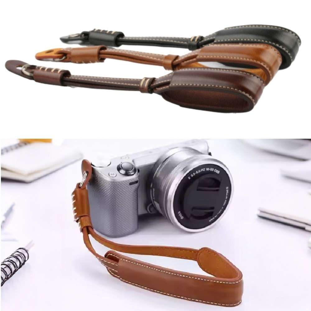 Quick Release Camera Wrist Str - Leather Strap Quick Release avaliação e preço