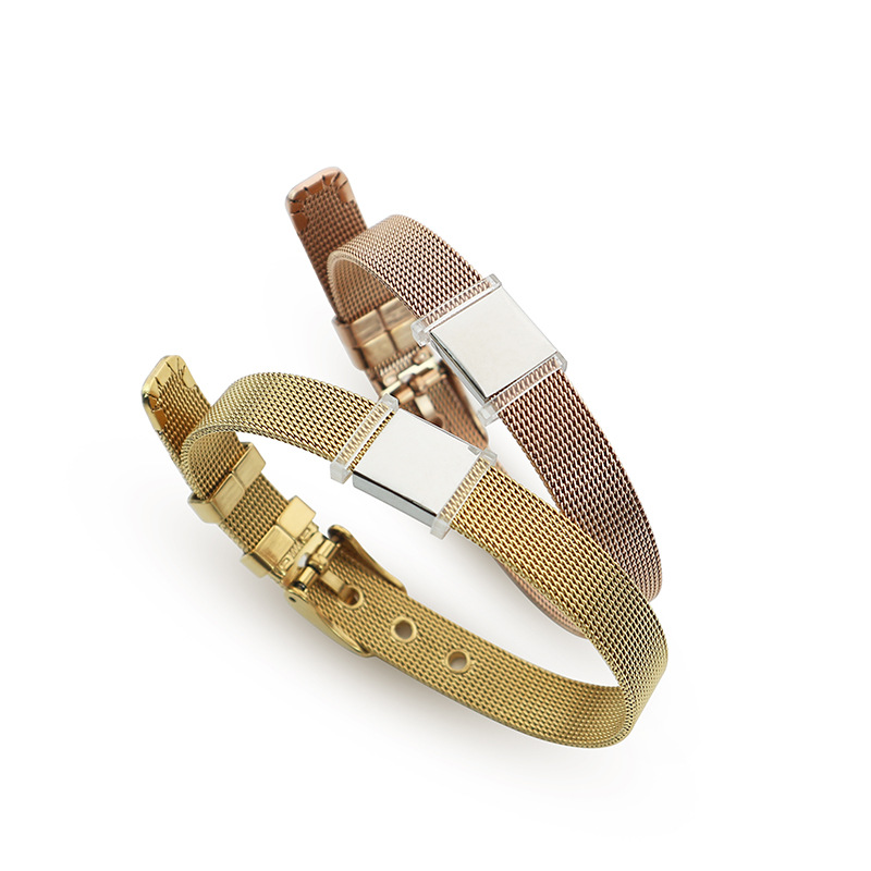 DINGLLY 10mm High Quality Stai - Mesh Strap Metal avaliação e preço