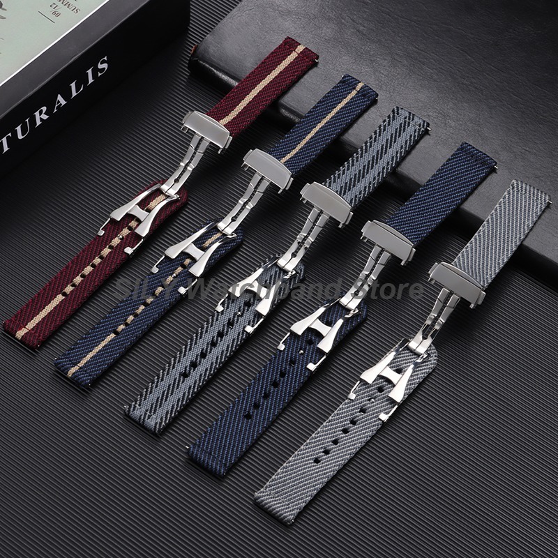 Woven Canvas Fabric Watch Band - Canvas Strap Watch avaliação e preço