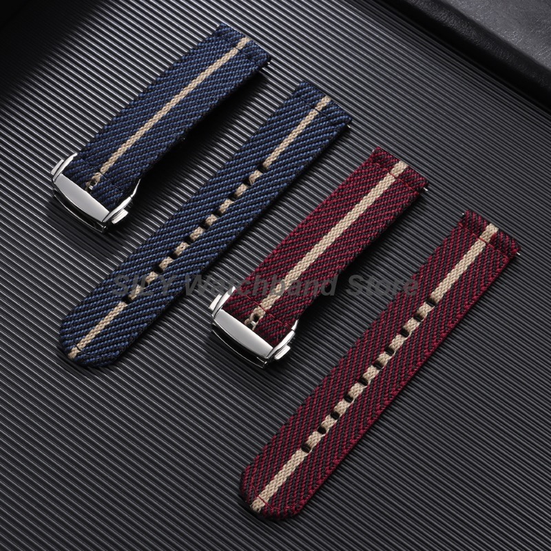 Woven Canvas Fabric Watch Band - Canvas Strap Watch avaliação e preço